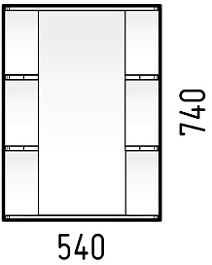 Corozo Мебель для ванной Джуно 50 М белая – фотография-11
